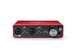 Focusrite Scarlett 2i2 2 x 2 USB Audio Interface, 3rd Generation