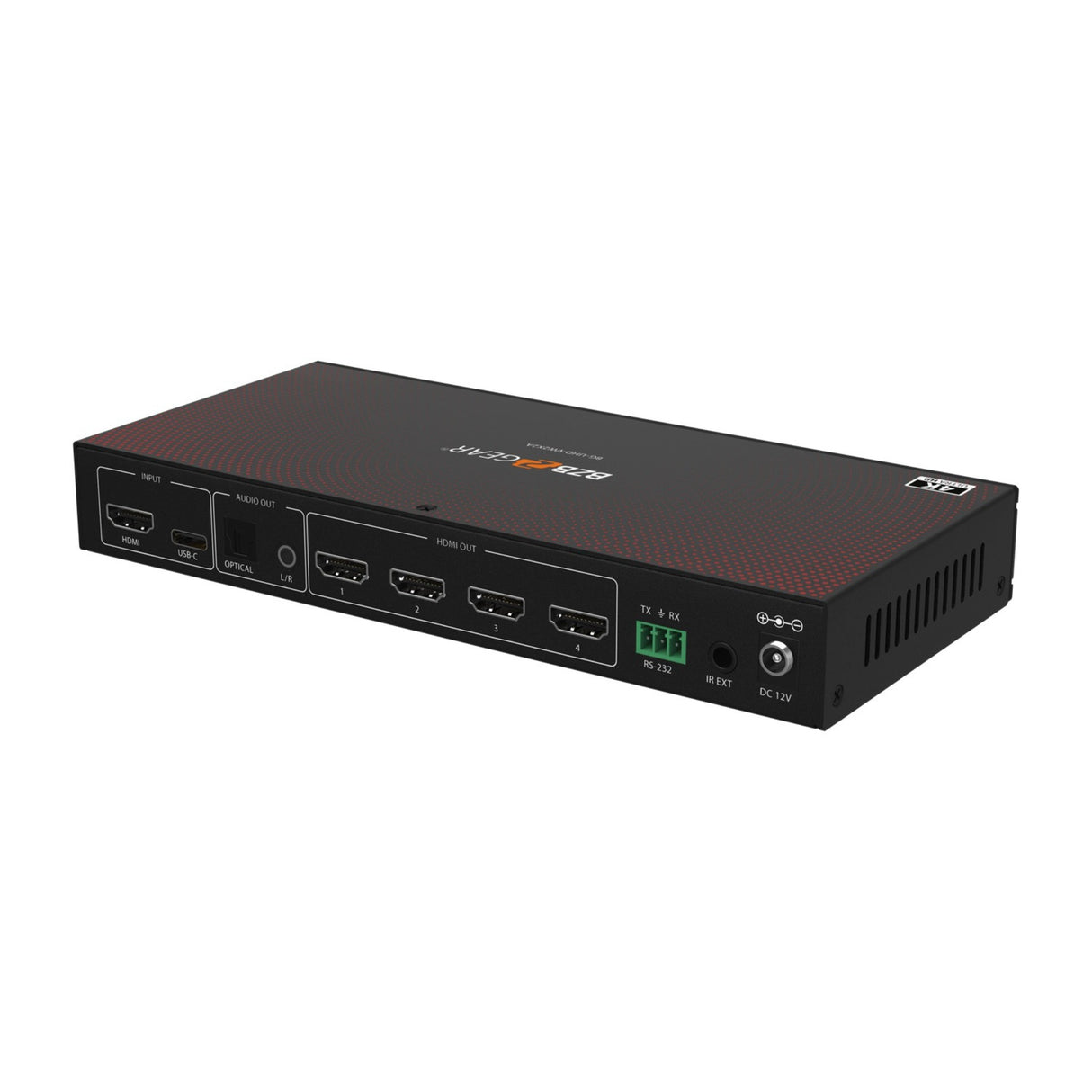 BZBGEAR BG-UHD-VW2X2A 2x2 4K HDMI USB-C Video Wall Controller