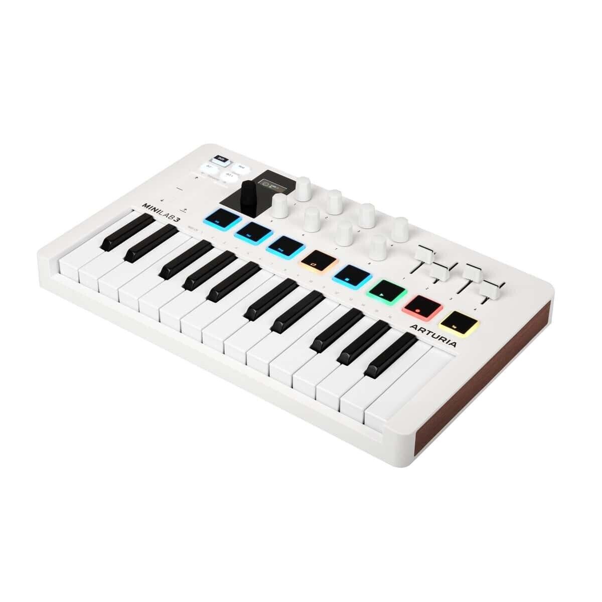 Arturia MiniLab 3 25-Note Compact MIDI Keyboard and Pad Controller