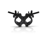 Galaxy Stage GS-C112P Slim Double Swivel Cheeseboro Black