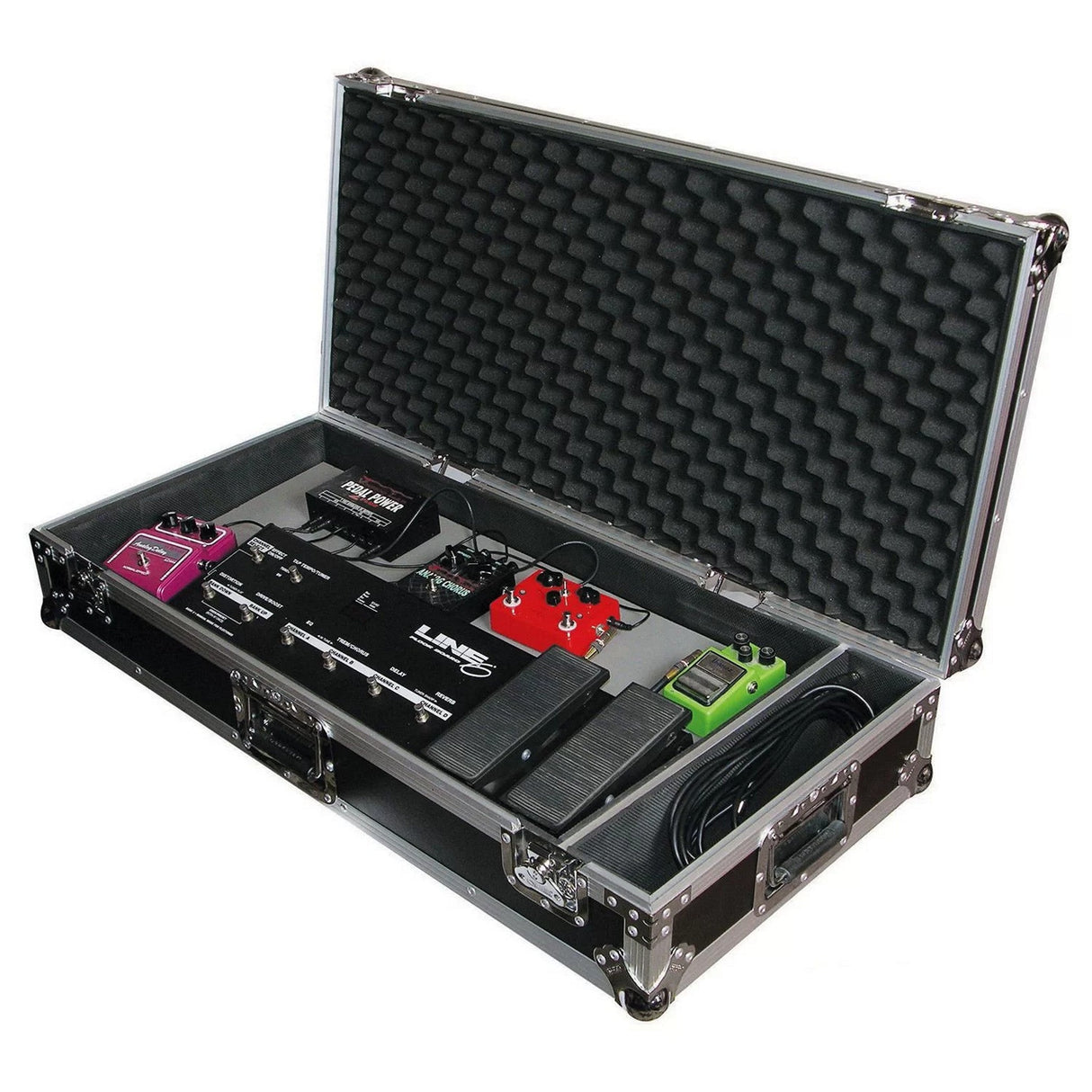 Odyssey 32-Inch Wide Guitar Pedal Board Flight Case