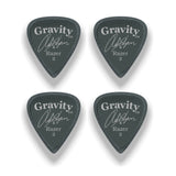 Gravity Picks GRCSP-4pk Rob Chapman Signature Razer Picks Standard Size 2.0mm Smoke 4-Pack - accessories