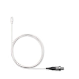 Shure DL4W/O-MTQG-A DuraPlex Omnidirectional Lavalier Microphone, White, MTQG Connector