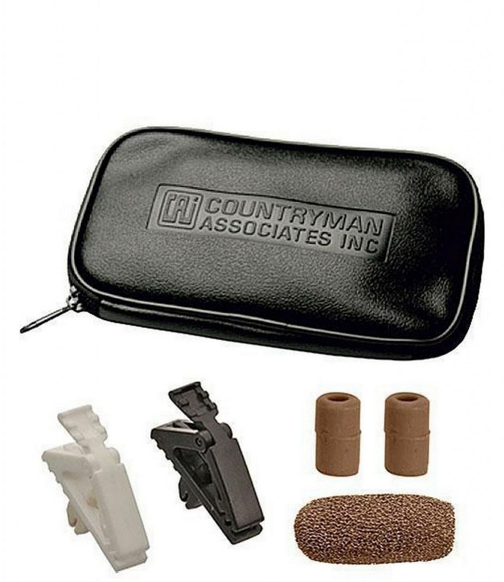 Countryman E6 Flex Omnidirectional Earset Mic for Speaking & Vocals E6XOW6C2AK - Cocoa 2mm AKG Transmitter
