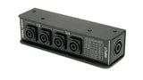Whirlwind SBNL18444 Speakon Splitter - 1 NL8 4 NL4 Wired as Bi-amp Pairs