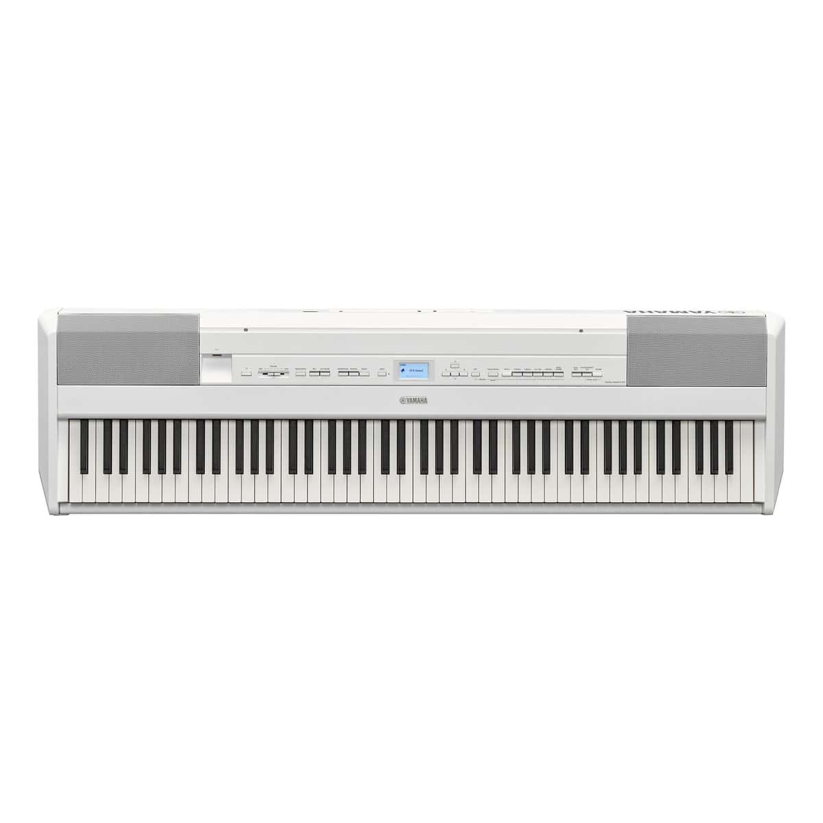 Yamaha P-525 88-Note GrandTouch-S Wooden Key Portable Digital Piano, White