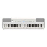 Yamaha P-525 88-Note GrandTouch-S Wooden Key Portable Digital Piano White