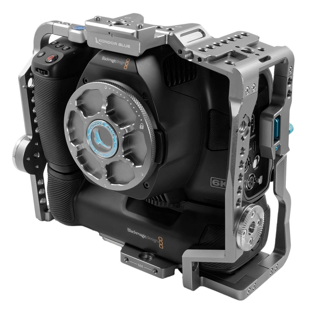 Kondor Blue BMPCC 6K Pro Battery Grip Cage Space Gray