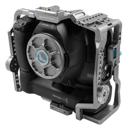Kondor Blue BMPCC 6K Pro Battery Grip Cage Space Gray
