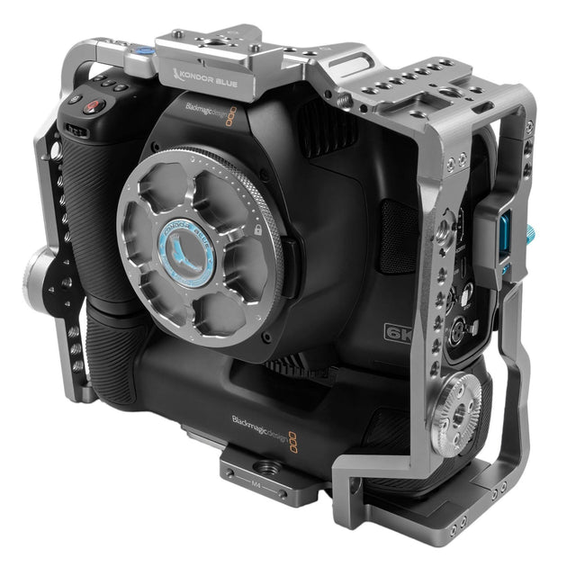Kondor Blue BMPCC 6K Pro Battery Grip Cage Space Gray