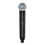 Shure GLXD2 + /B58 Digital Wireless Dual Band BETA 58A Handheld Transmitter Z3 2.4 5.8 GHz