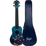 Flight TUSL32SAKURA Sakura Soprano Ukulele with Long Neck