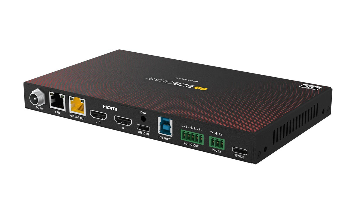 BZBGEAR BG-EXH-4KC7 4K HDMI USB-C KVM HDBaseT 3.0 Extender Switcher