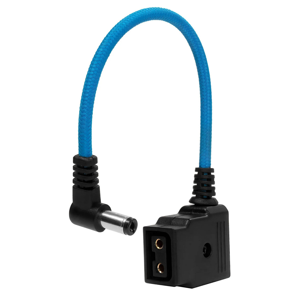 Kondor Blue 6" Male DC Barrel to Female D-Tap Power Adapter Cable, Kondor Blue