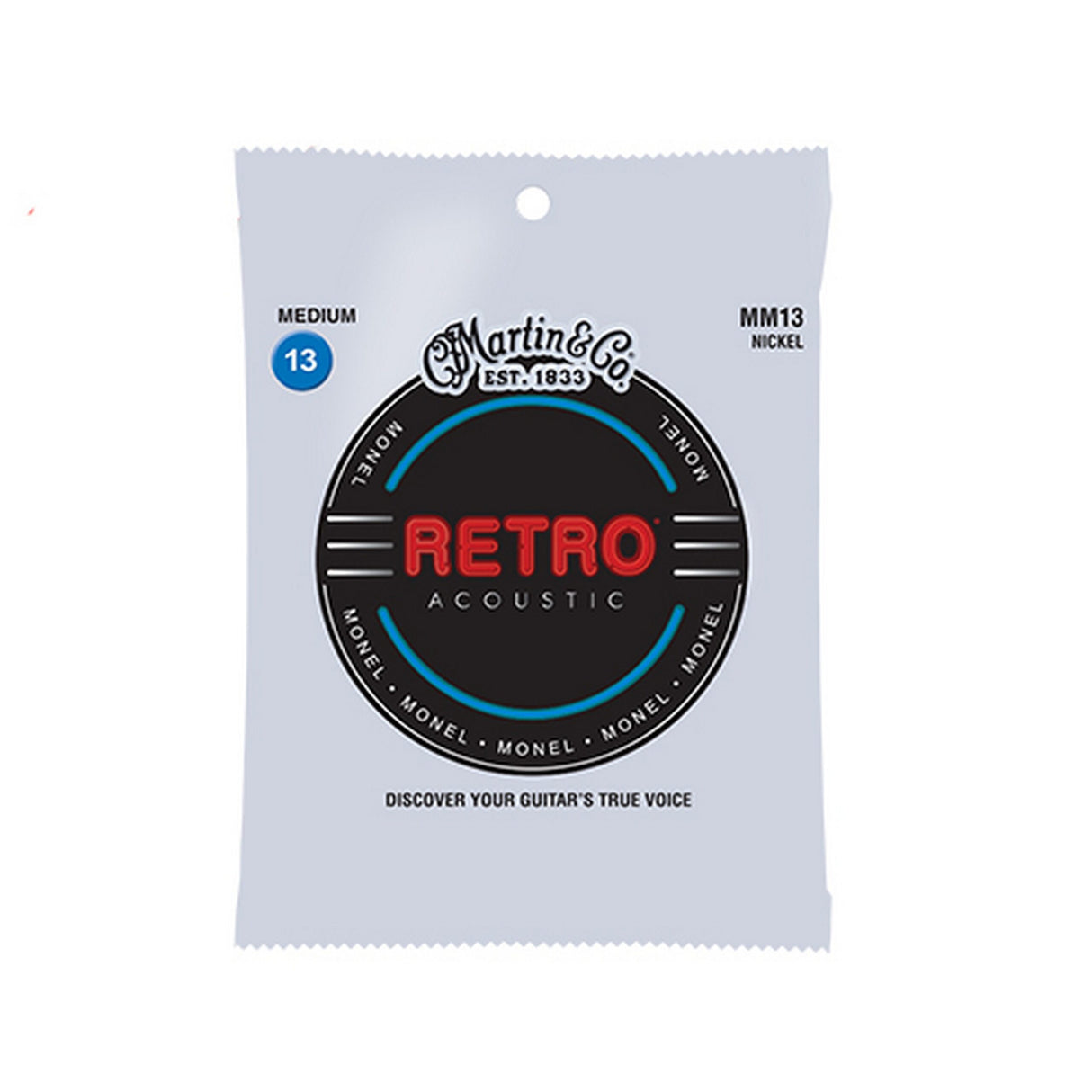 Martin Retro Acoustic Guitar Strings Extra Light.010 -.047 - accessories