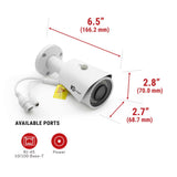 IC Realtime IPEG-B20F-IRW4 2MP IP Indoor/Outdoor Small-Sized Bullet Camera with Fixed Lens