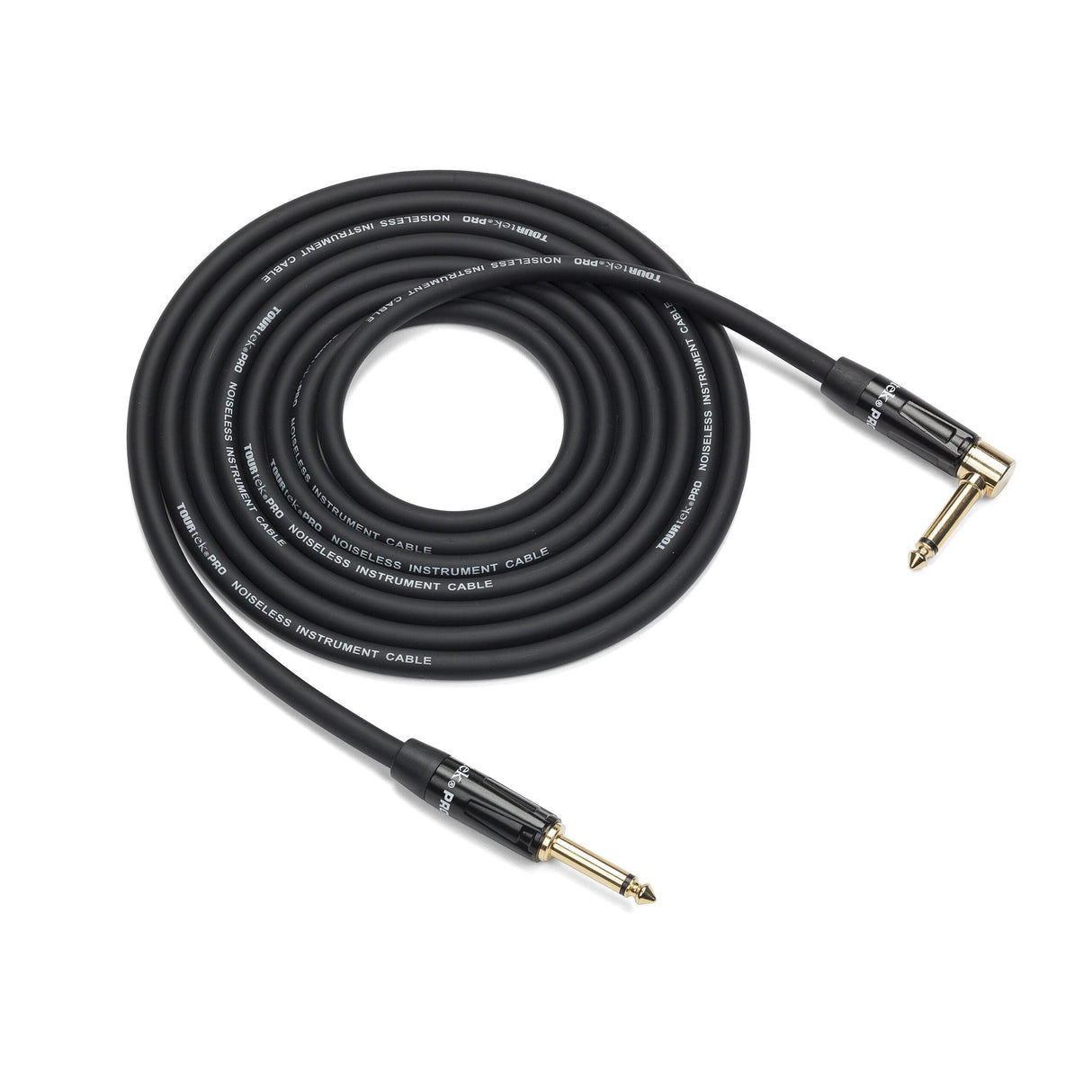 Samson Tourtek Pro TPI Straight to Right Angle Instrument Cable, Gold Plug, 10 Foot