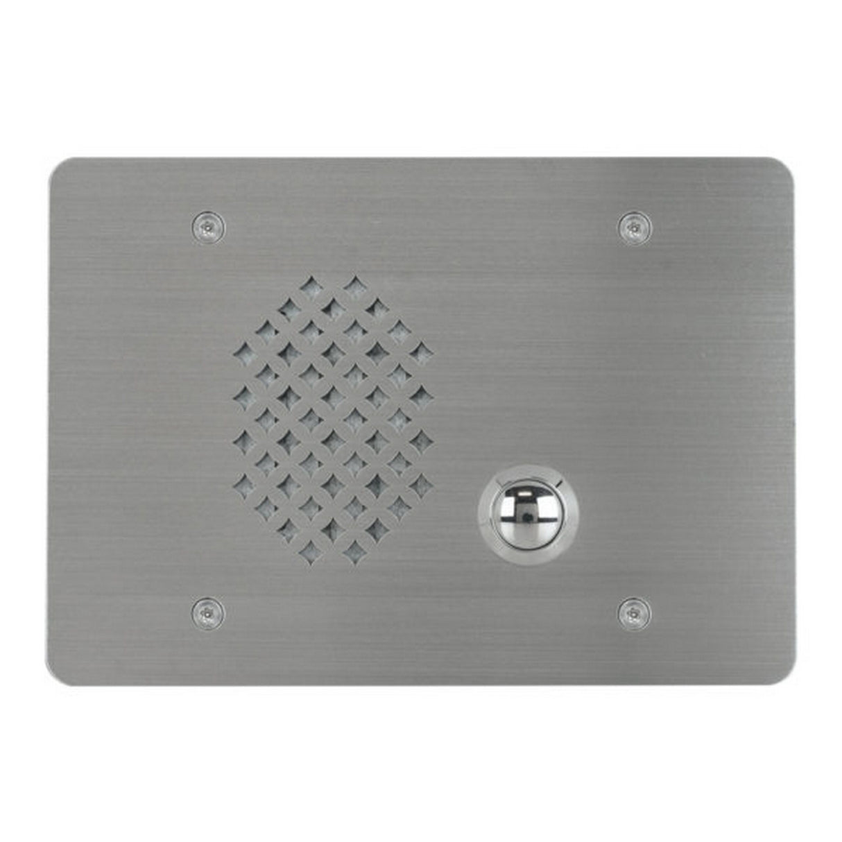 Lowell VRIC-3G-4525 Vandal-Resistant Intercom Station with Call Switch 3-Gang SS 45 Ohm 25V Transformer