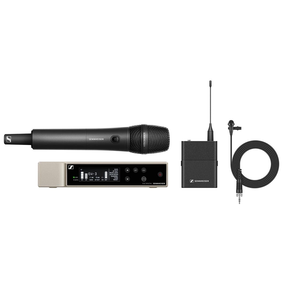 Sennheiser EW-D ME2/835-S SET R4-9 All-In-One Combo System for Digital Wireless, 552-607.8 MHz