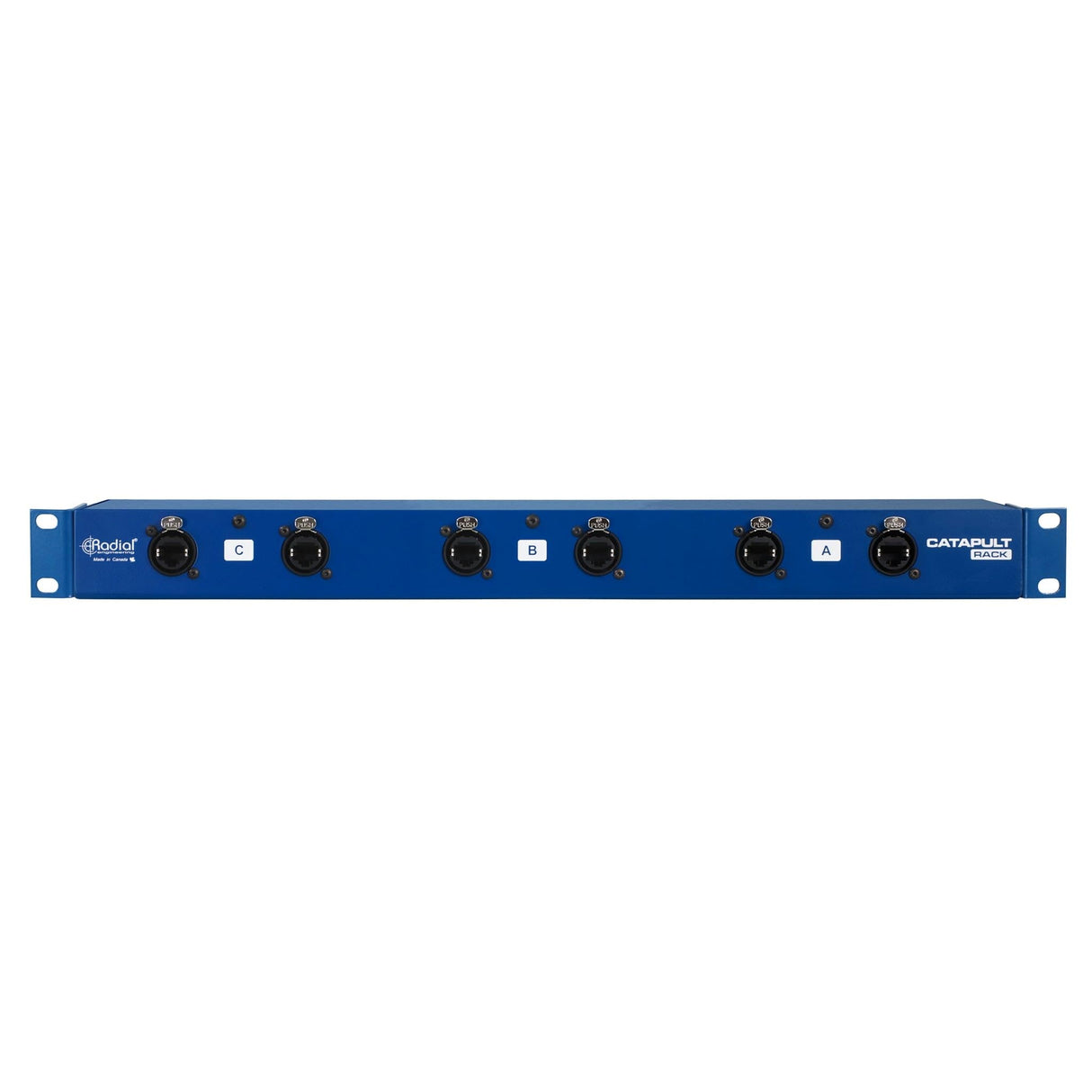 Radial Catapult Rack 12 Channels CAT5 Rackmount Analog Audio Distribution Snake