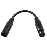 Pig Hog PX-DMX5F 6-Inch DMX Aadapter 5-Pin (F) to 3-Pin (M) XLR