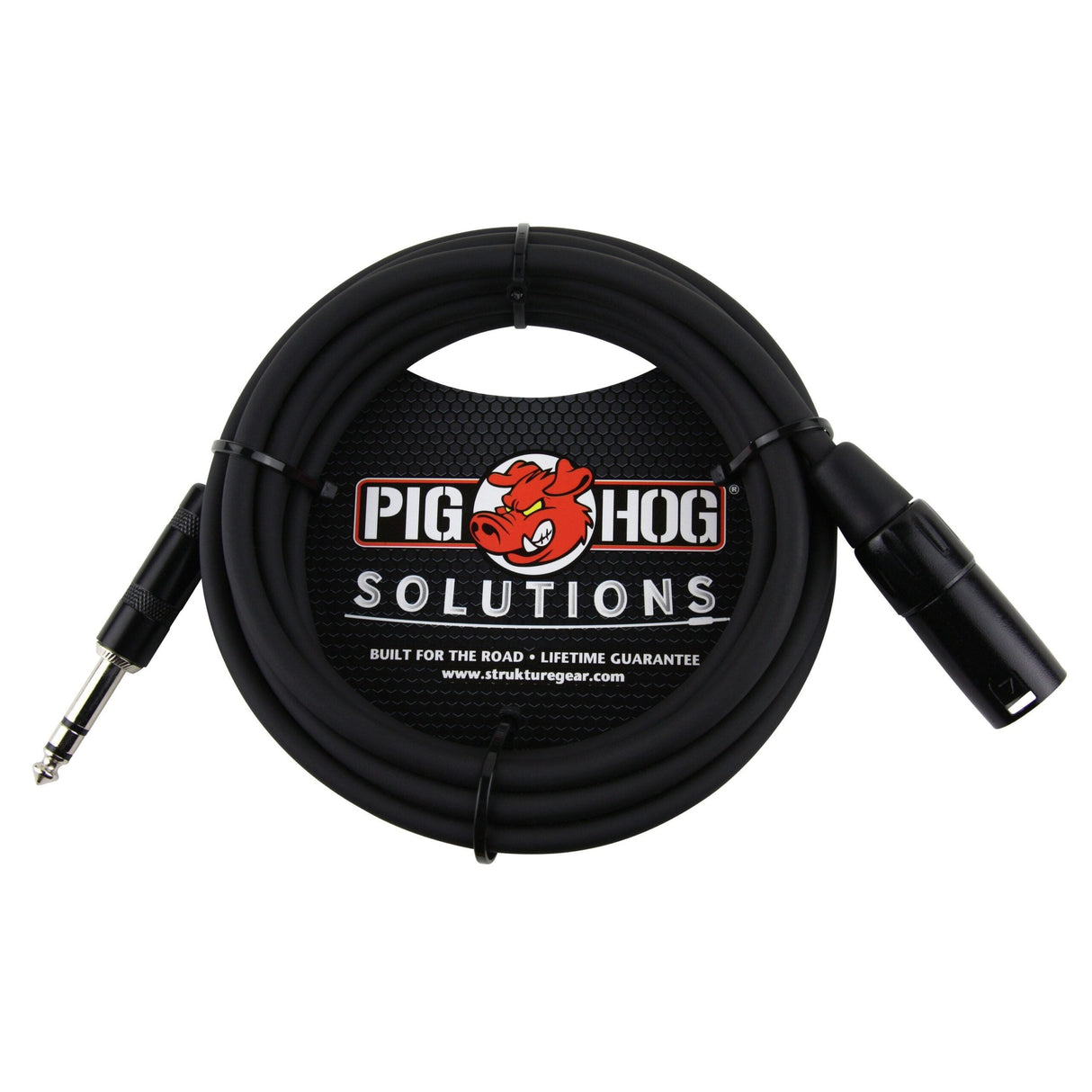 Pig Hog PX-TMXM2 10-Foot TRS (M)-XLR (M) Balanced Cable