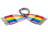 Hosa CPP-890 3-Feet 1/4-Inch TS to 1/4-Inch TS Unbalanced Patch Cables