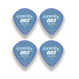 Gravity Picks G003B2P-4pk 003 Series Picks Polished Big Mini Size 2mm Blue 4-Pack - accessories