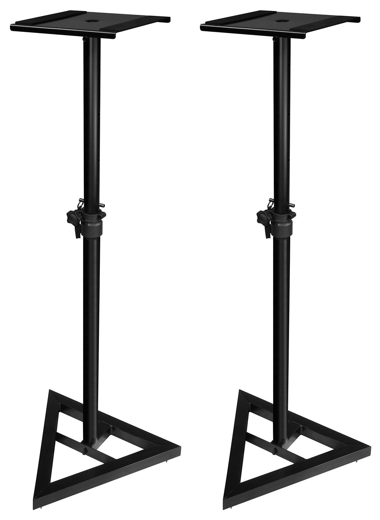 Ultimate Support JS-MS70 JamStands Adjustable Monitor Stand Pair, Black