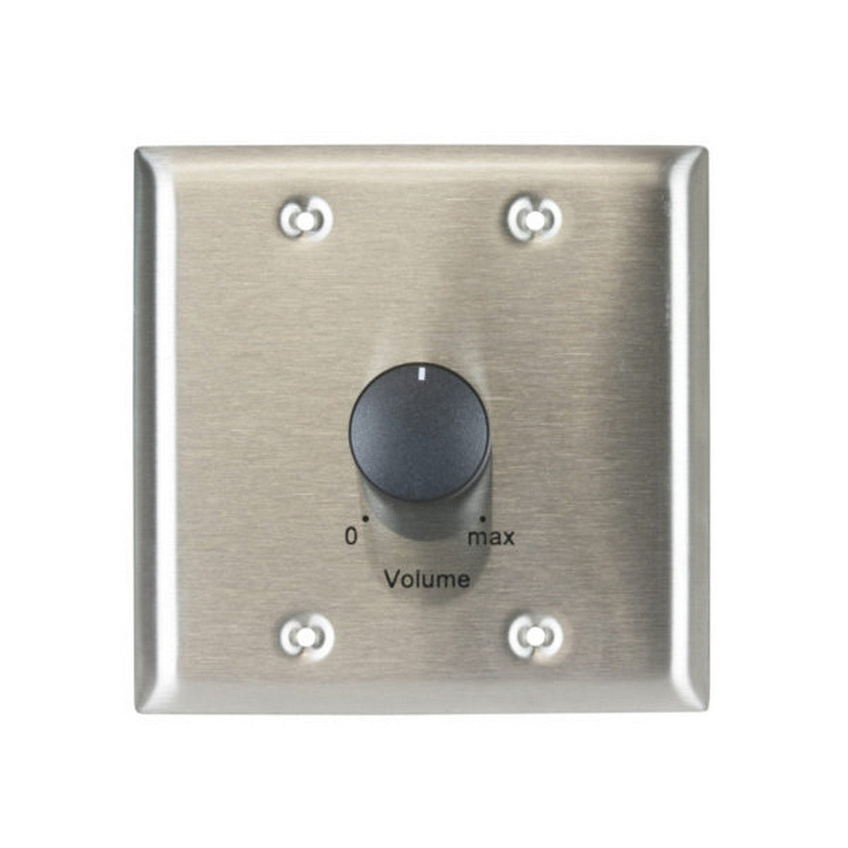 Lowell 200LVC 200 Watt MONO Attenuator Volume Control 2 Gang Wall Plate Standard Stainless Steel