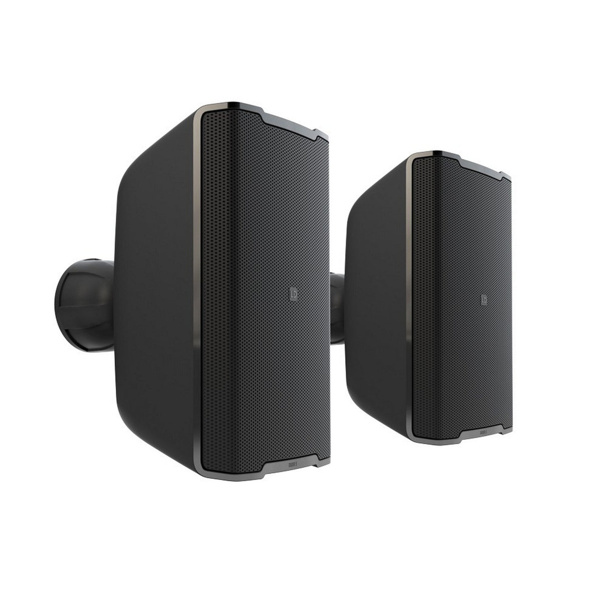 LD Systems DQOR 5 B 5 Inch Two-Way Passive Indoor/Outdoor Installation Loudspeaker, Pair, Black