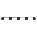 Lowell D4P-1 1U Rackmount Panel for Decorator Devices