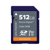 ProMaster SDXC Advanced Memory Card 512GB