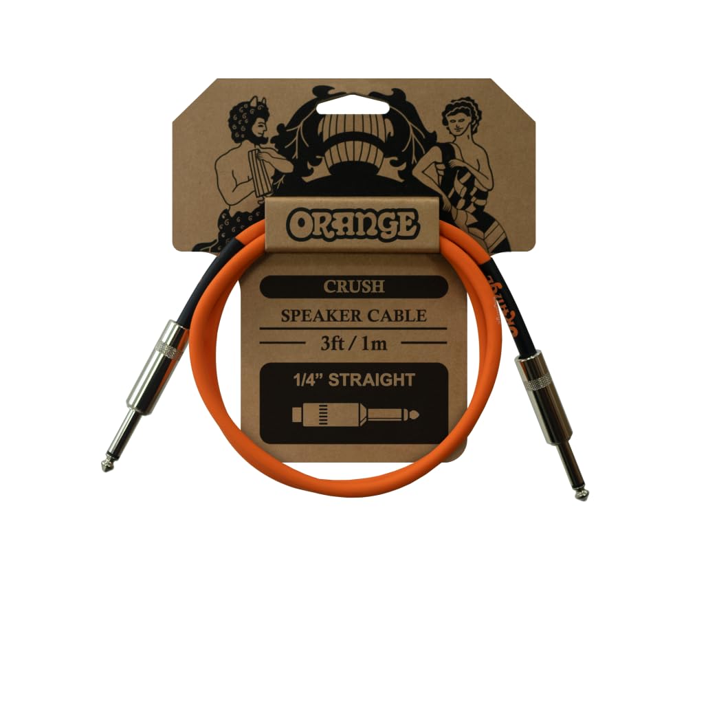 Orange CA040 Crush 3-Foot Speaker Cable, Jack to Jack