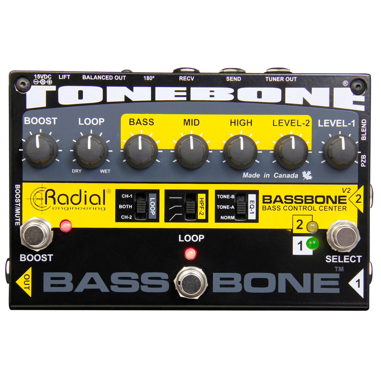 Radial Bassbone V2 Bass Preamp and Boost