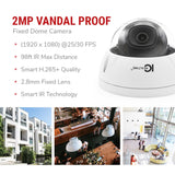 IC Realtime IPEG-D20F-IRW4 2 MP Indoor/Outdoor Vandal Dome Camera