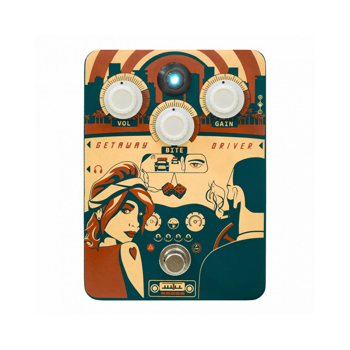 Orange GETAWAY DRIVER Overdrive Guitar Effects Pedal