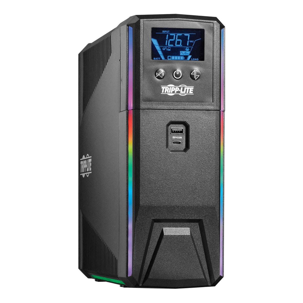 Tripp-Lite SMART600PSGLCD 600VA 360 Watt/120V Pure Sine Wave Gaming UPS Battery Backup