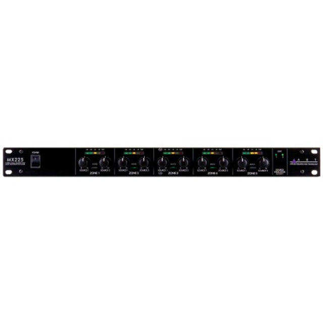 ART - ART MX225 Stereo Dual-Source 5-Zone Distribution Mixer - MX225U