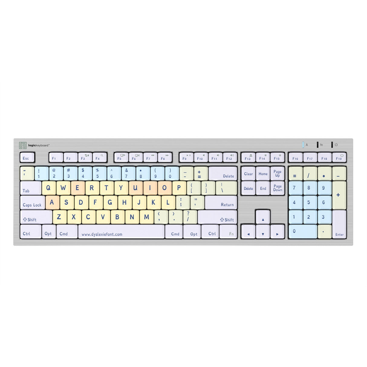 Logickeyboard Dyslexie Keyboard, US English