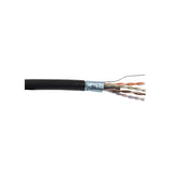 Liberty AV Category 6A F/UTP EN Series 23 AWG 4 Pair Shielded Cable 1000-Foot Reel Black
