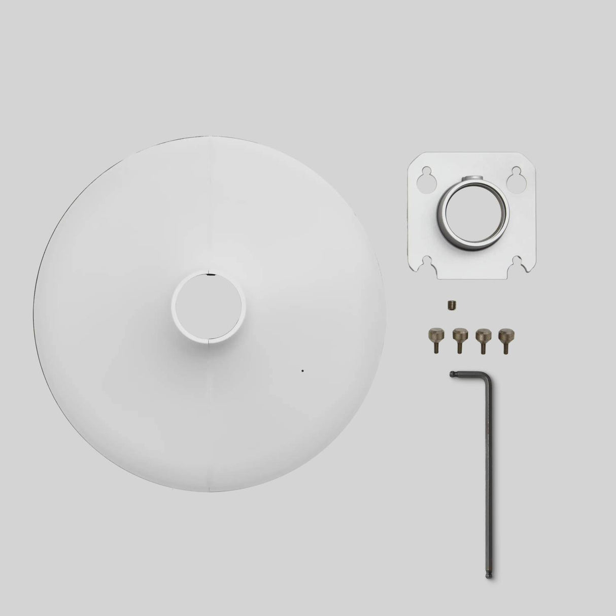 Shure MXA901W-R-PM-1.5-V White Ceiling Array Mic 1.5 in Pole Mount Kit
