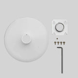 Shure MXA901W-R-PM-1.5-V White Ceiling Array Mic 1.5 in Pole Mount Kit