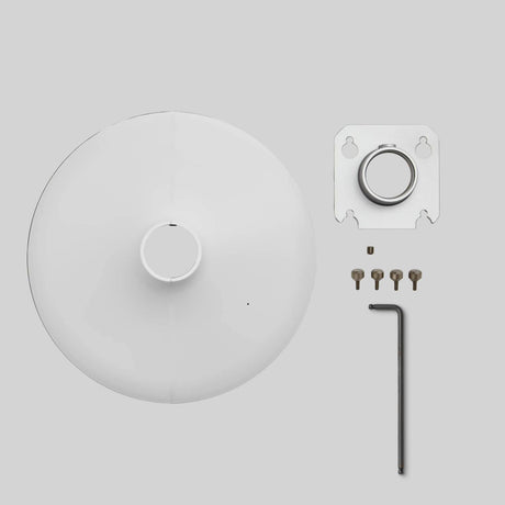 Shure MXA901W-R-PM-1.5-V White Ceiling Array Mic 1.5 in Pole Mount Kit
