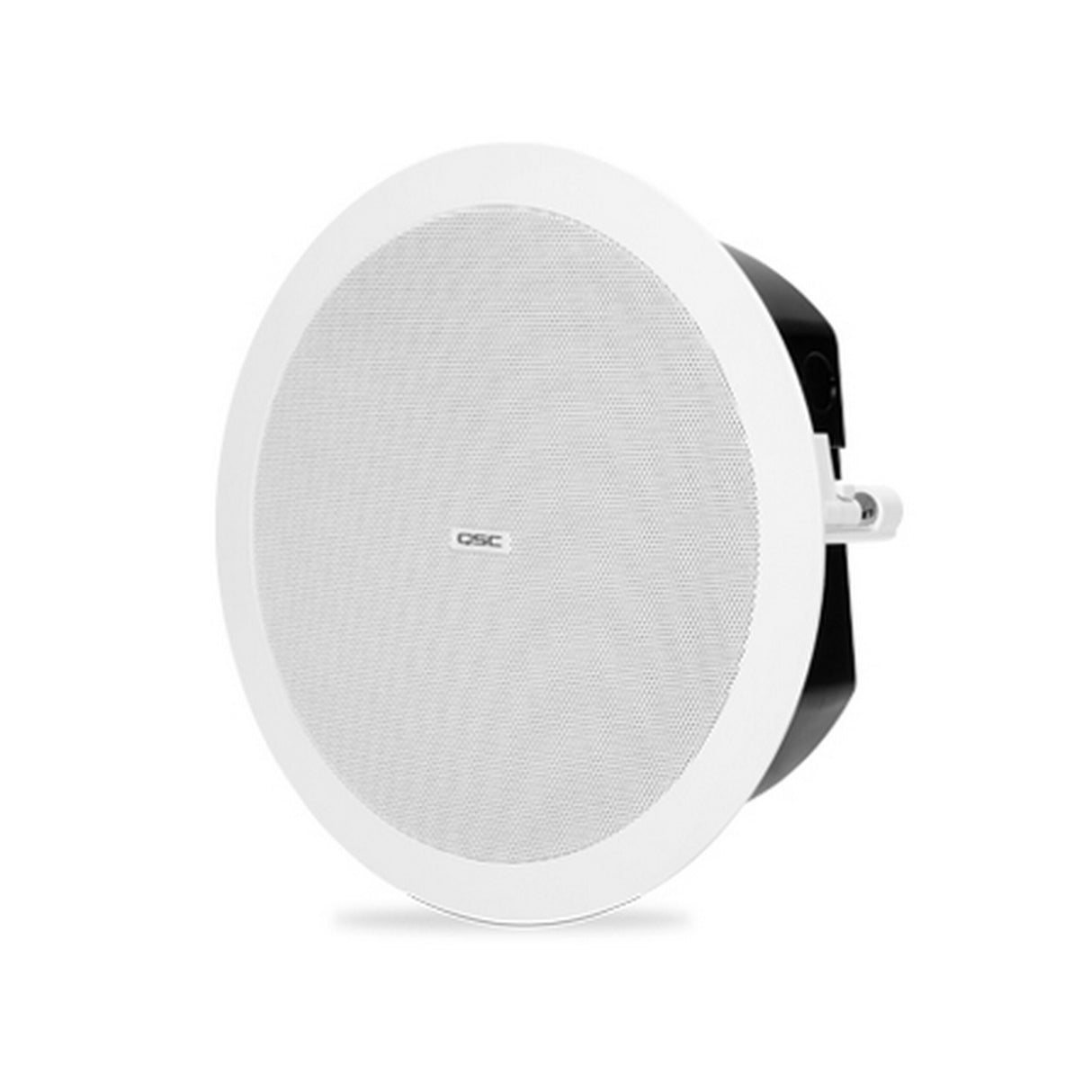 QSC AD-C4T-LP 4.5-Inch 2-Way Low-Profile Ceiling Speaker, White, Pair