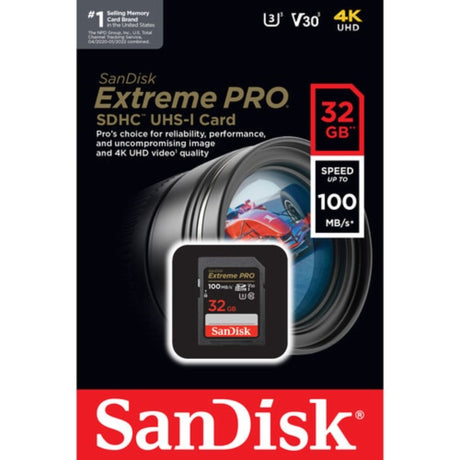 SanDisk - SanDisk Extreme PRO 32GB SDHC UHS-I - SDSDXXO-032G-GN4IN