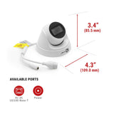 IC Realtime IPEG-E20F-IRW4 2MP IP Indoor/Outdoor Small Size Eyeball Vandal Dome