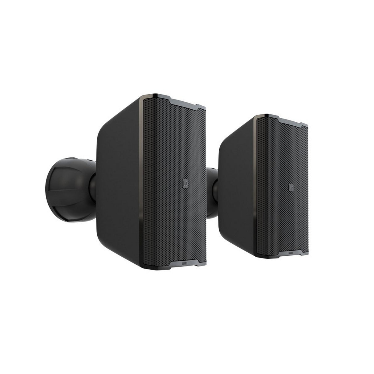 LD Systems DQOR 3 B 3 Inch Two-Way Passive Indoor/Outdoor Installation Loudspeaker, Pair, Black