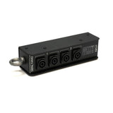 Whirlwind SBNL14442 Speakon Splitter - 1 NL4 4 NL4 Wired as Pairs
