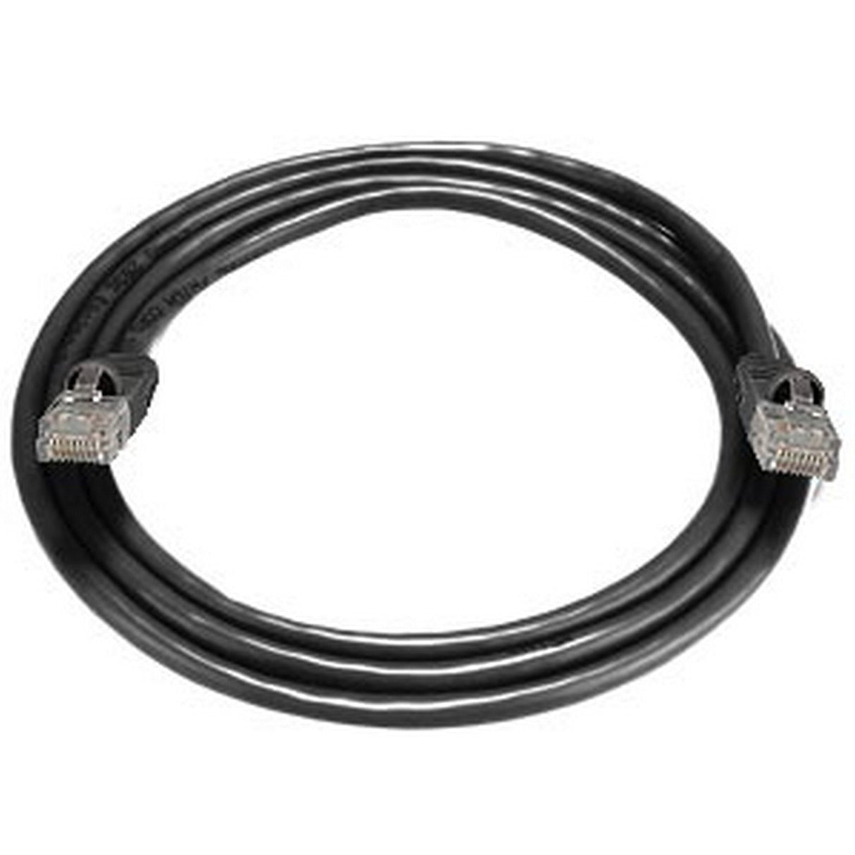 NTI CAT5-3-BLACK CAT5 Cable, Male to Male, Black, 3-Foot